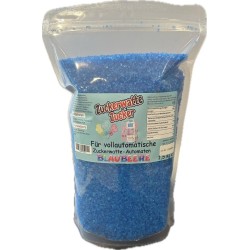 Blue coarse-grained sugar with blueberry flavor for cotton candy machines - 1,5 kg